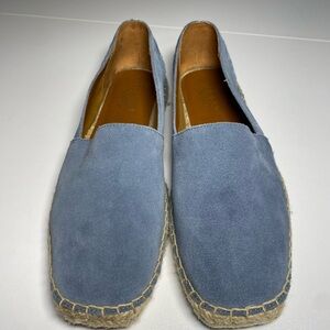 Franco Sarto Blue Suede Loafers